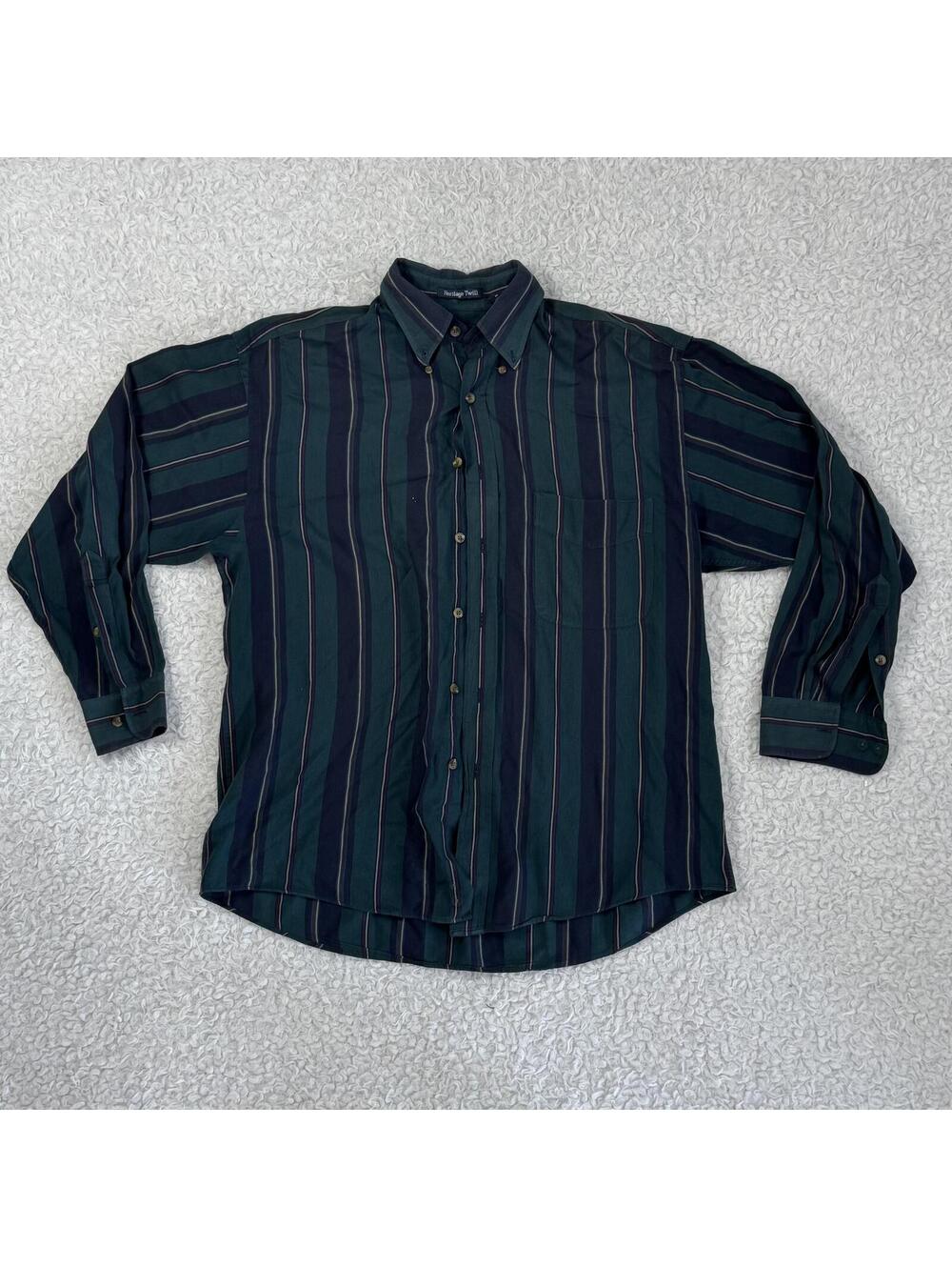 Vtg Gant "Heritage Twill" Men’s light weight button-up shirt (size M) #TM225